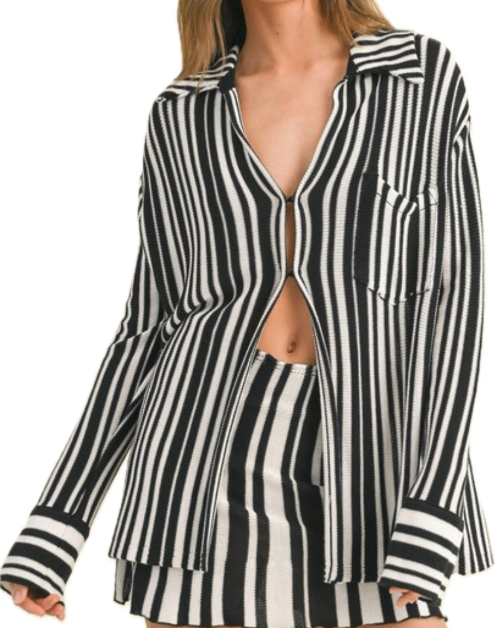 Striped | Knit Top